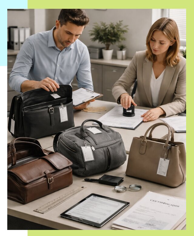 Сертификация сумок в Бирске от 7796 руб. | Алешин-Брк