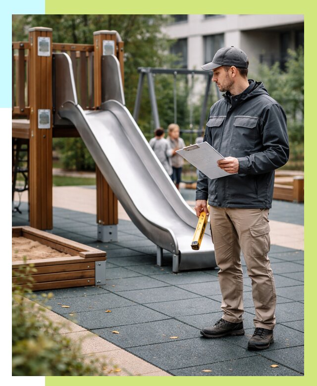 Сертификация детских площадок в Бирске от 25985 р. | Алешин-Брк