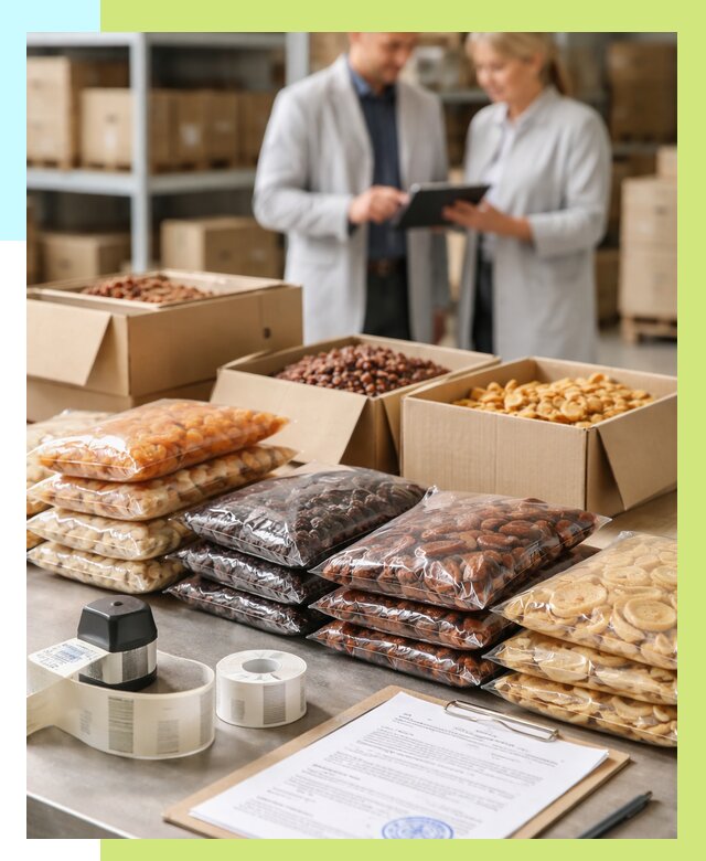 Сертификация сухофруктов в Бирске от 12473 р. | Алешин-Брк под ключ