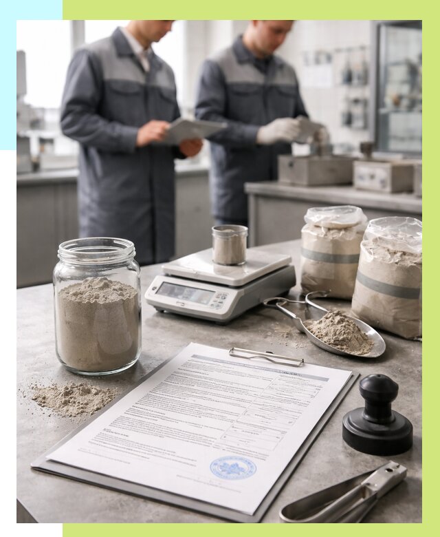 Сертификация цемента в Бирске от 20788 р. | Алешин-Брк