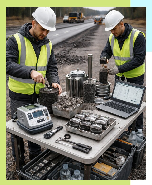 Сертификация асфальта: испытания и подтверждение в Бирске