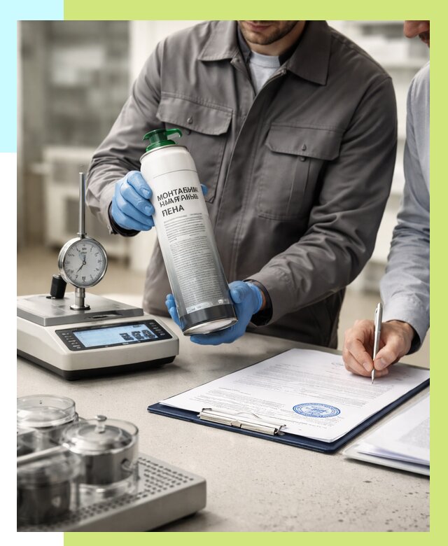 Сертификация монтажной пены в Бирске от 15591 р. | Алешин-Брк