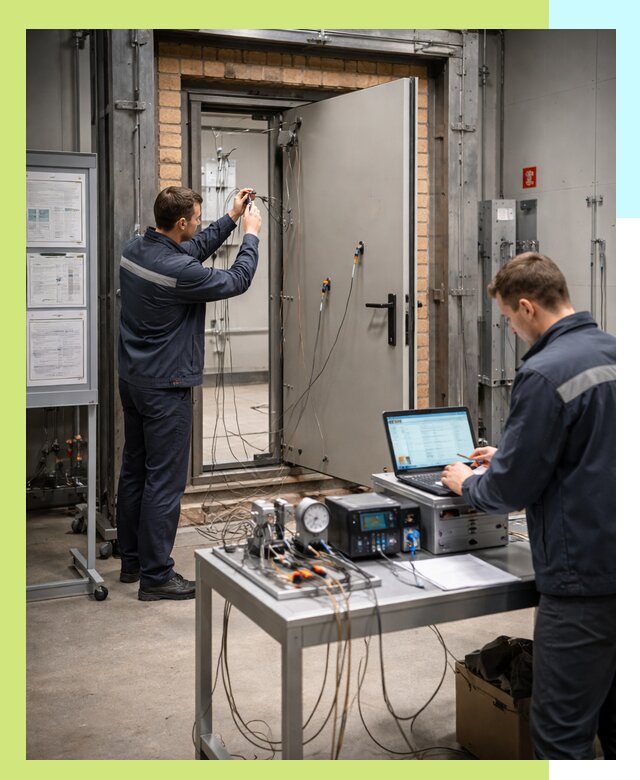 Сертификация противопожарных дверей в Бирске по ГОСТ и ТР