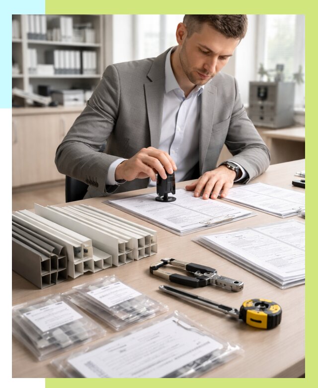 Сертификация ПВХ продукции в Бирске от 8835 р., Алешин-Брк