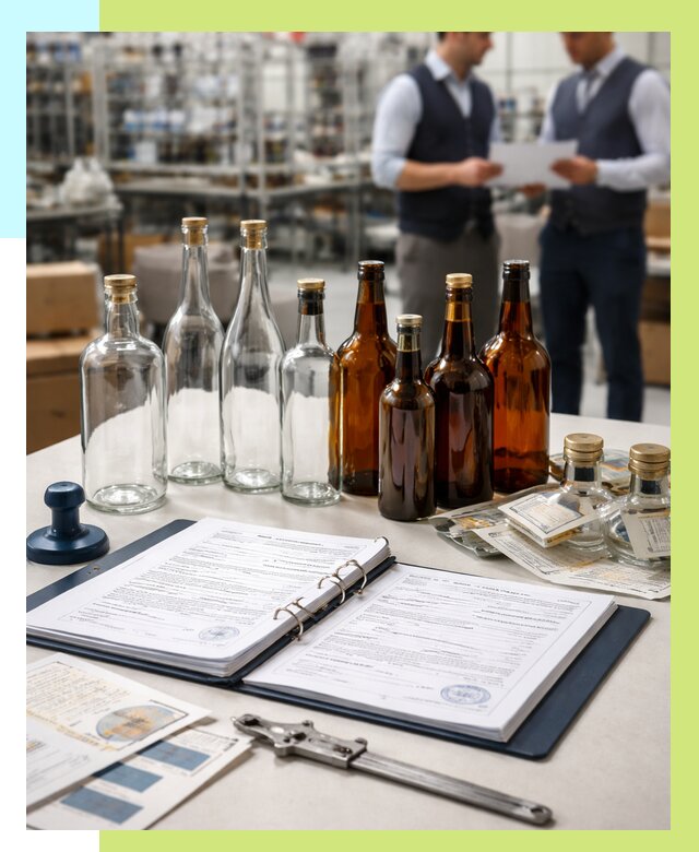 Сертификация стеклянных бутылок в Бирске от 25985 р. | Алешин-Брк