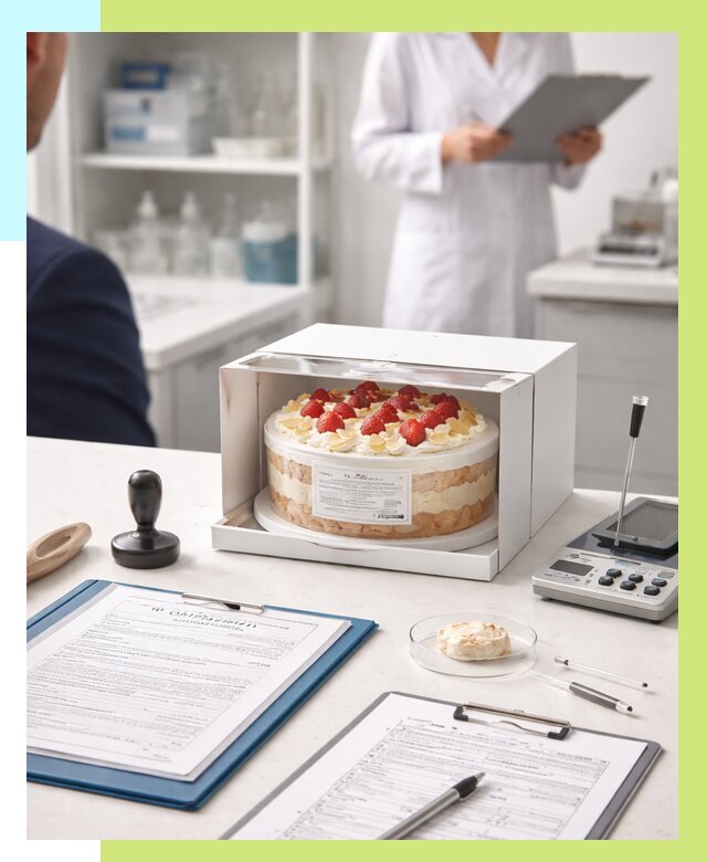 Сертификация тортов в Бирске от 9355 р. заказать | Алешин-Брк