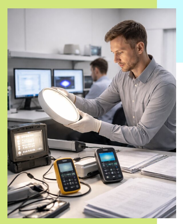 Сертификация светильников в Бирске: испытания и оформление