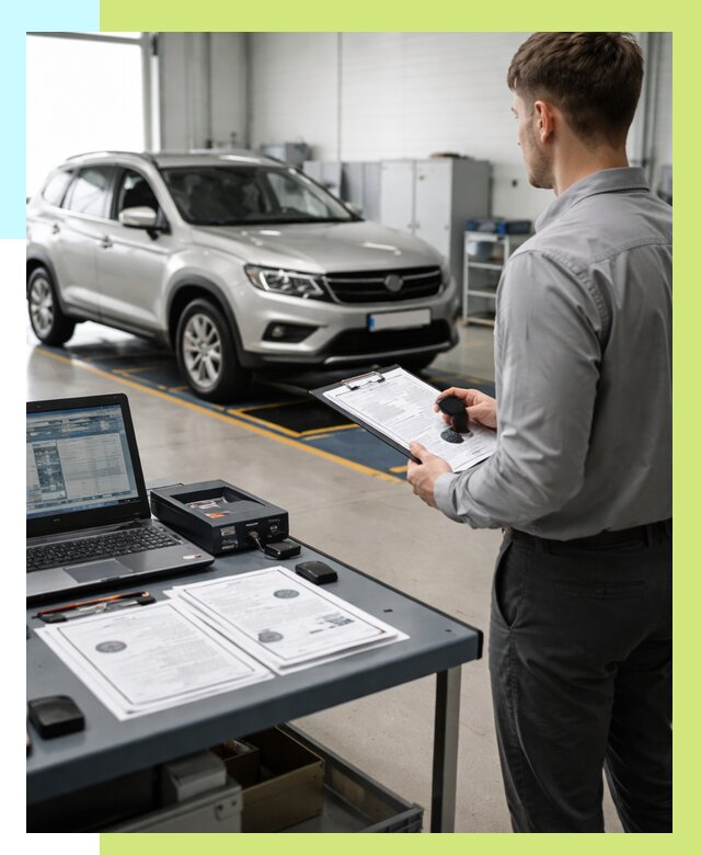 Сертификация транспортных средств в Бирске от 12473 р. | Алешин-Брк