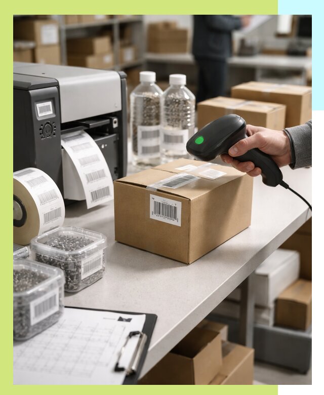 Штрихкодирование продукции и маркировка для продажи в Бирске