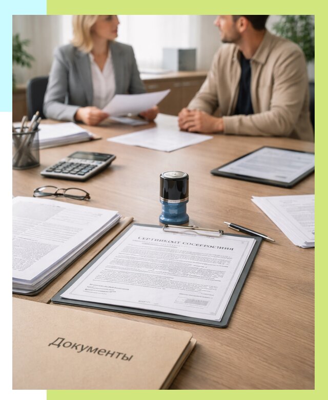 Сертификат соответствия на продукцию в Бирске от 15591 р.|Алешин-Брк