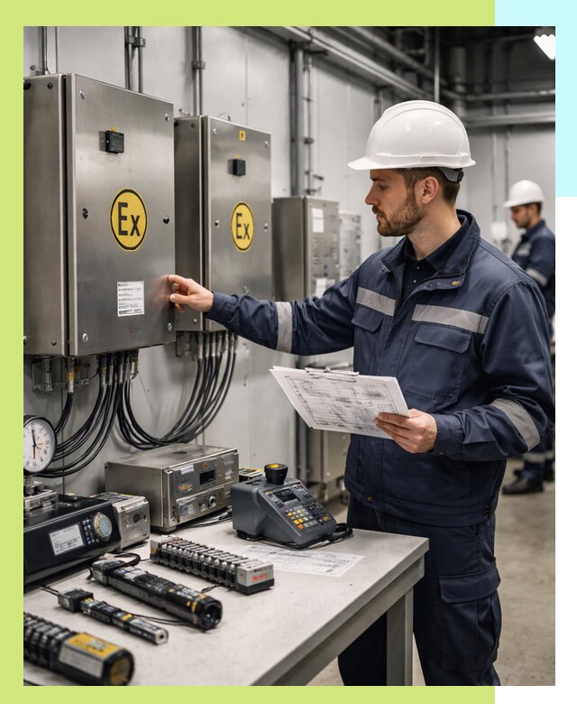 Сертификат взрывозащиты промышленного оборудования в Бирске