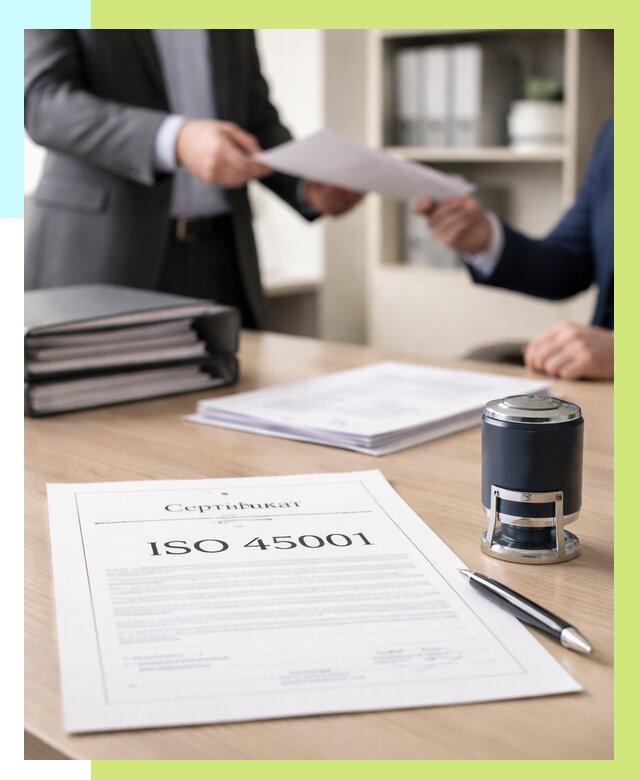 Сертификат ISO 45001 в Бирске под ключ от 46773 р. | Алешин-Брк