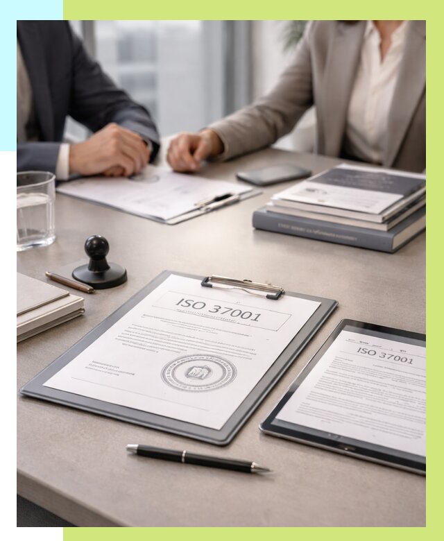 Сертификат ISO 37001 в Бирске оформить от 124728 р. Алешин-Брк