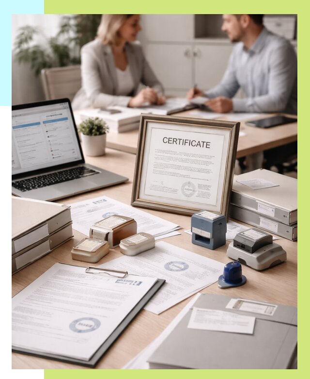 Сертификация компании в Бирске от 46773 р. | Алешин-Брк — заказ